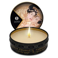 Масажна свічка Shunga Mini Massage Candle – Vanilla Fetish (30 мл) з афродизіаками