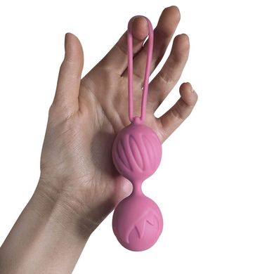 Вагинальные шарики Adrien Lastic Geisha Lastic Balls BIG Pink (L), диаметр 4см, вес 90гр