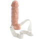 Фаллопротез Doc Johnson Strappy Penis-Hard On Cock 7 inch, внеш. диам. 4,7см, внутр. диам. 3,9см