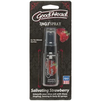 Спрей для минета Doc Johnson GoodHead Tingle Spray – Strawberry (29 мл) со стимулирующим эффектом