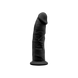 Фалоімітатор SilexD Robby Black (MODEL 2 size 6in), двошаровий, силікон + Silexpan, діаметр 3,5см