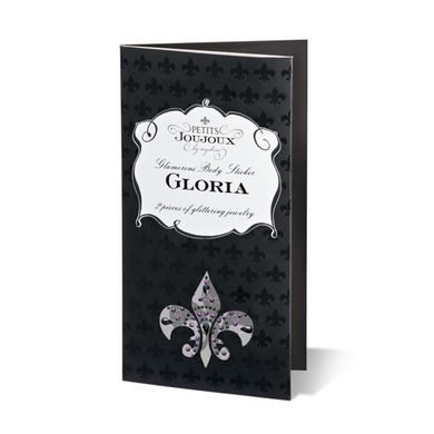 Пестіс з кристалів Petits Joujoux Gloria set of 2 - Black, прикраса на груди