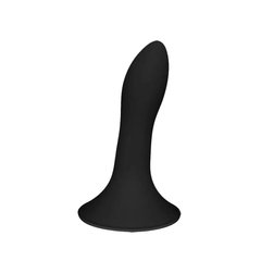 Дилдо з присоскою Adrien Lastic Hitsens 5 Black, відмінно для страпона, діаметр 2,4 см, довжина 13 с