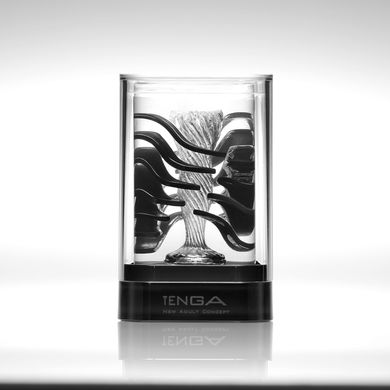 Мастурбатор TENGA Crysta Leaf, унікальний рельєф, стимулювальні пелюстки, прозорий матеріал