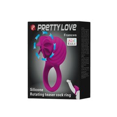 Виброкольцо Pretty Love Frances BI-014409 черное