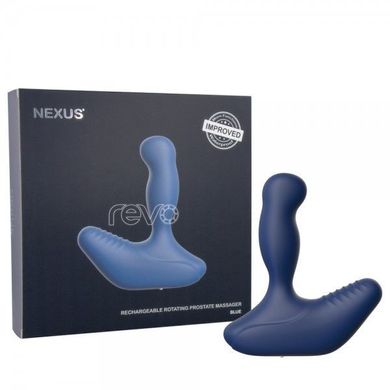 Масажер простати Nexus Revo New Blue з головкою що обертається, макс. діаметр 3,2 см