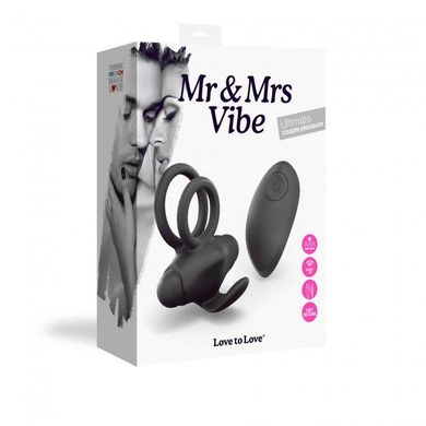 Ерекційне віброкільце Love To Love Mr & Mrs VIBE з пультом д/к