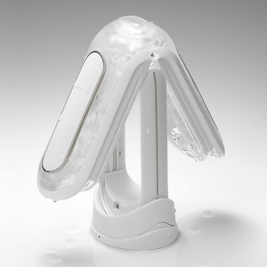 Мастурбатор Tenga Flip Zero Electronic Vibration White, змінна інтенсивність, розкладний