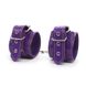 Набір БДСМ фіолетовий довгий (плескання, мотузка, маска кляп, ніпелі, окови, пушок, поножі) ТС-8002