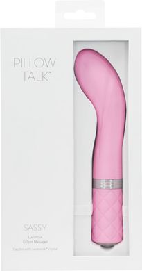 Розкішний вібратор Pillow Talk - Sassy Pink з кристалом Сваровські для точки G, подарункова упаковка