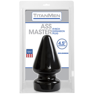 Пробка для фистинга Doc Johnson Titanmen Tools - Butt Plug - 4.5 Inch Ass Master, диаметр 11,7см