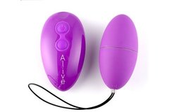Виброяйцо Alive Magic Egg 2.0 Purple с пультом ДУ, на батарейках