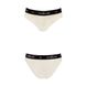 Трусики з широкою гумкою і мереживом Passion PS001 PANTIES ecru, size M