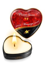 Масажна свічка серце Plaisirs Secrets Vanilla (35 мл)