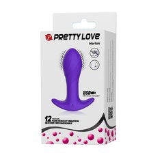Анальний стимулятор з вібрацією PRETTY LOVE Morton BI-040067-1 фіолетова