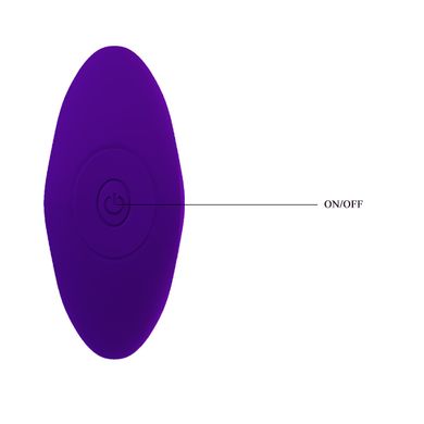 Анальний стимулятор з вібрацією PRETTY LOVE Morton BI-040067-1 фіолетова